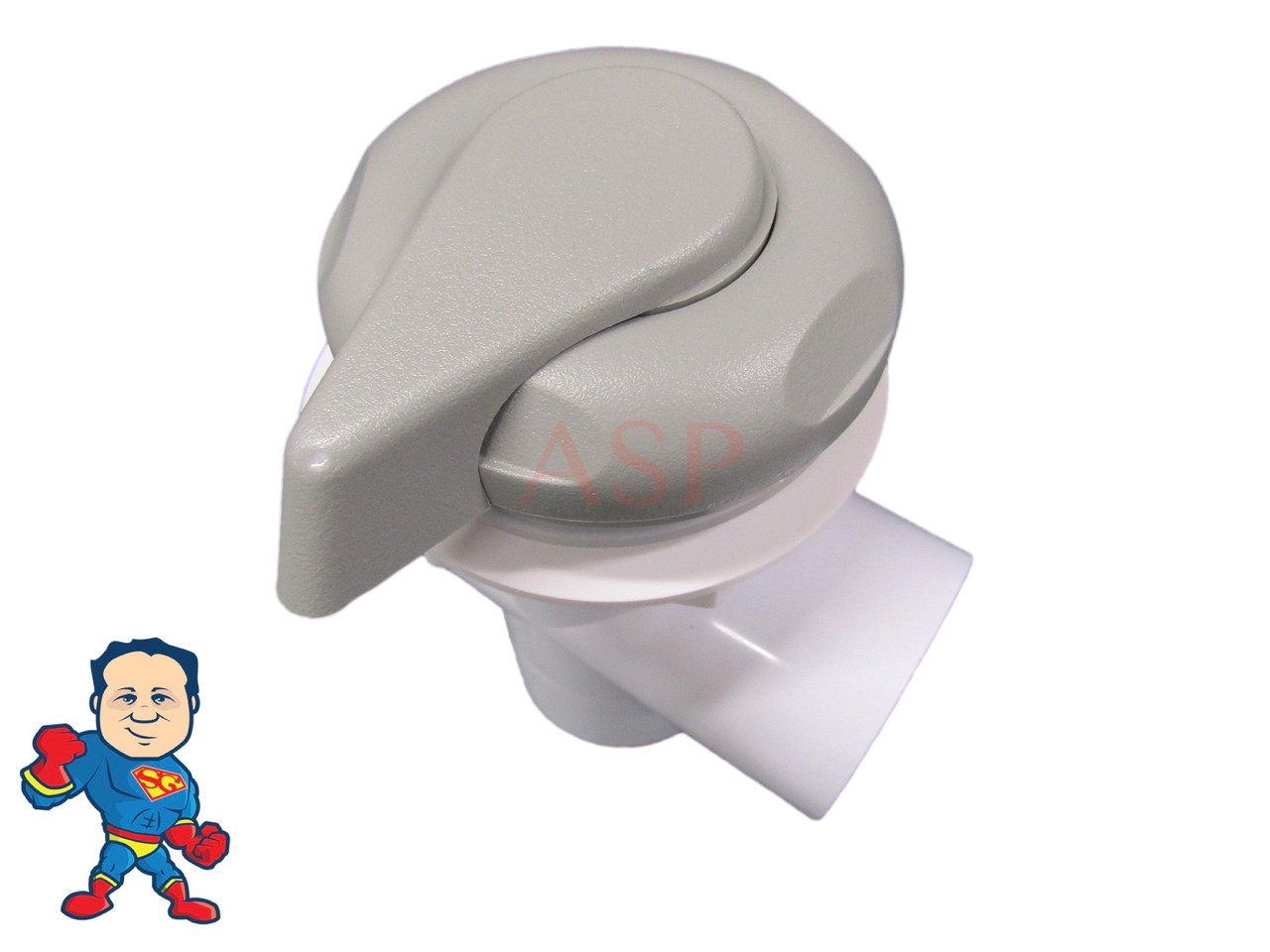 Bestway Spa Valvola Diverter Per Vasca Idromassaggio/Spa - 3 3/4" Larghe, Grigio, 2 Slip X 2 Slip X 2 Slip, Ricambio American Spa Parts Scala Per Piscina - Foto 11