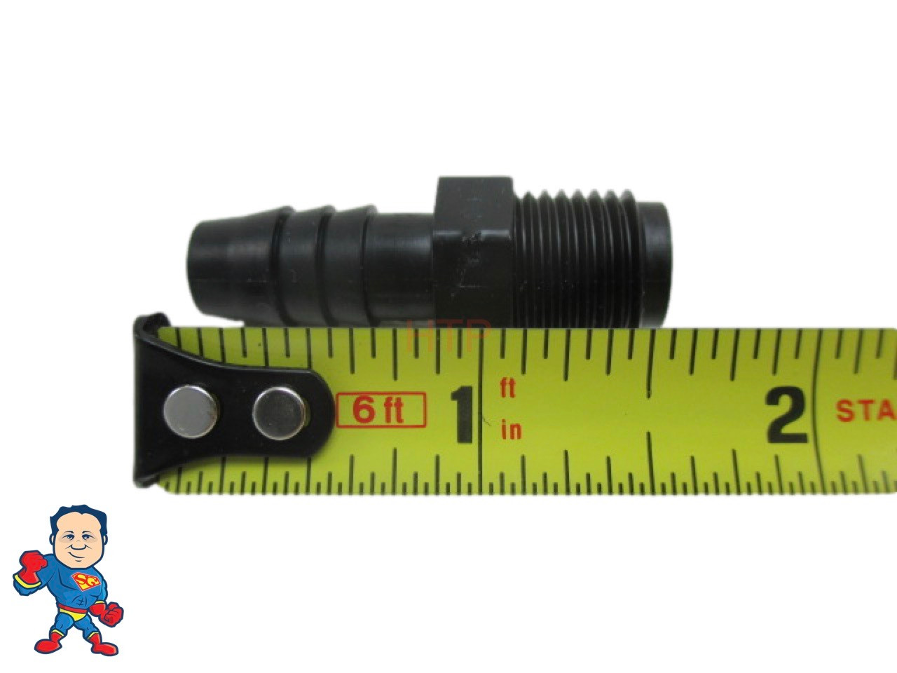 Spa Hot Tub Pump Air Bleeder Add On Kit 1/4" Mpt X 3/8" Barb with