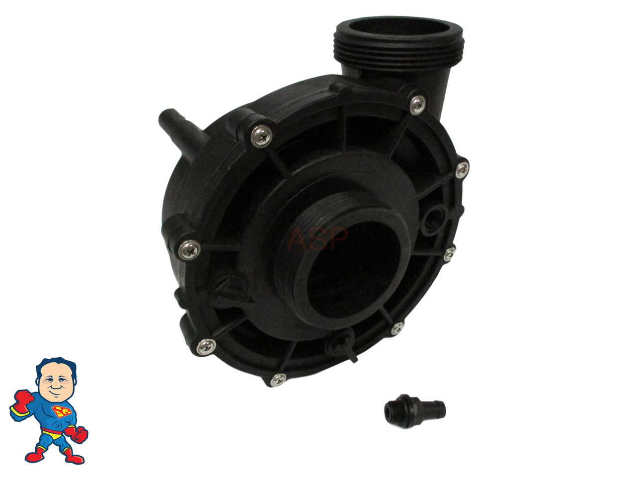 4HP WUA 400 Spa Hot Tub Pump Wet End with Barb 56Fr fits Intertek