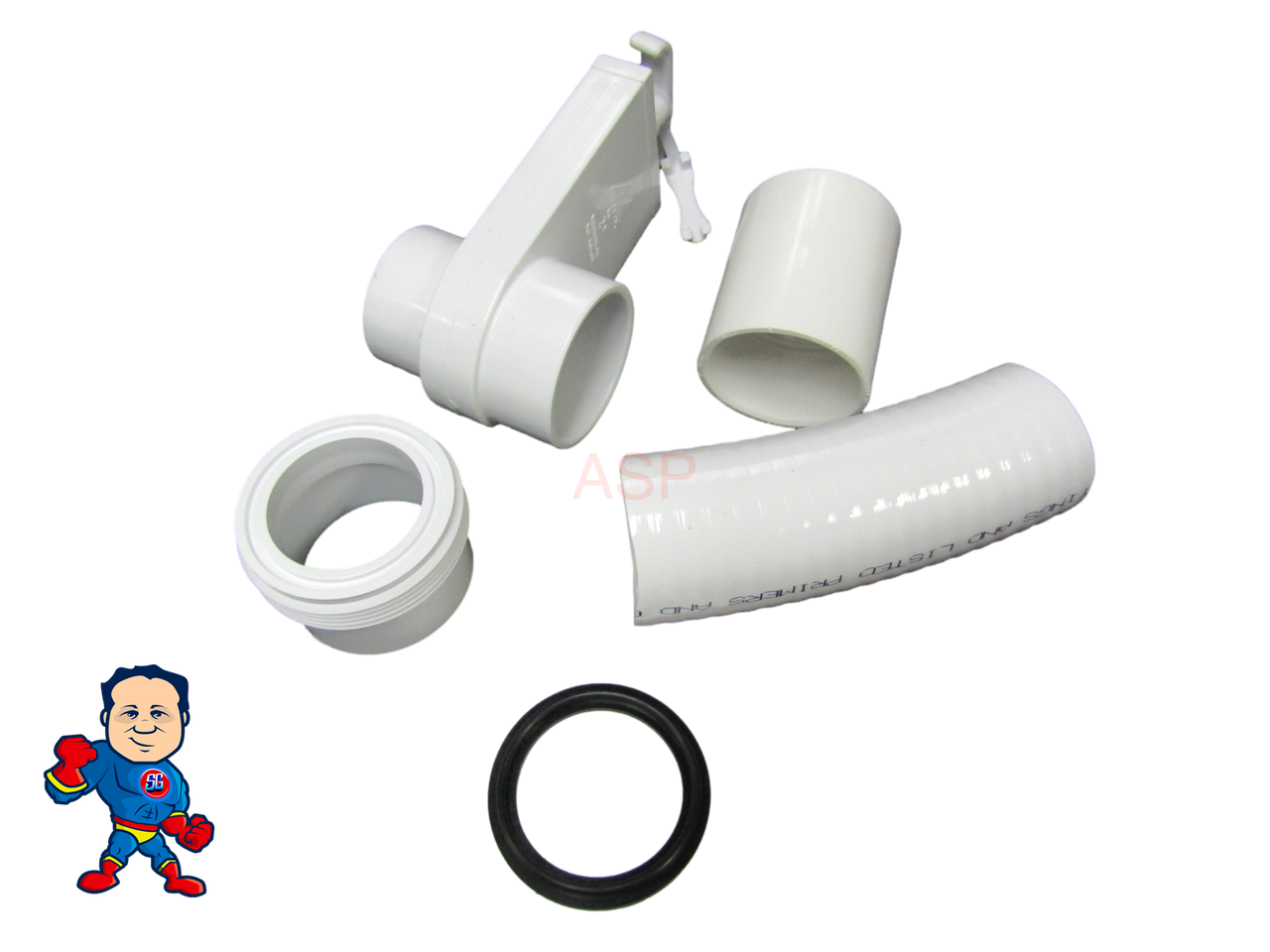 Hot Tub 2 Pump Union Slice To Plumbing Connect Kit