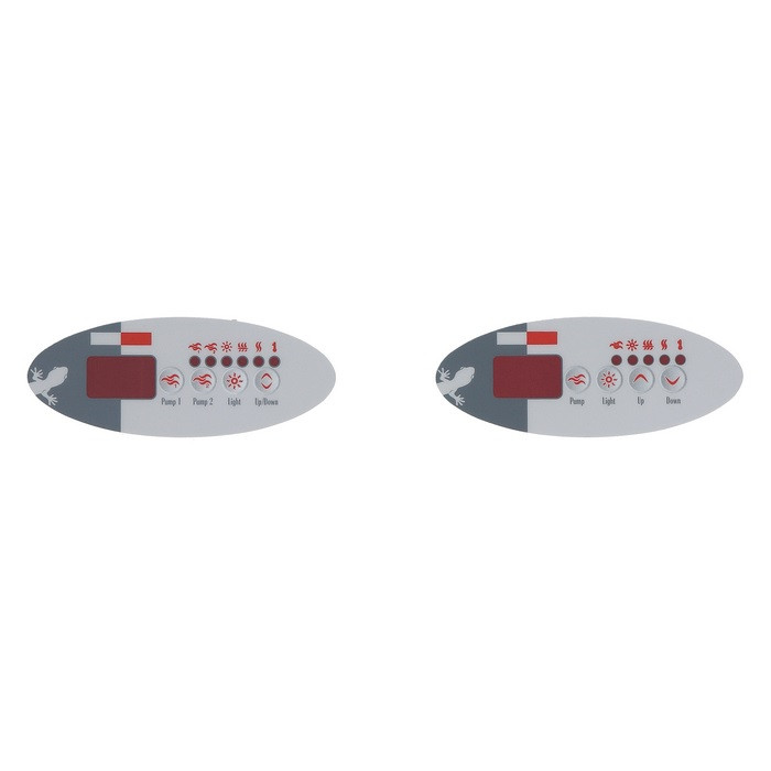 NLA Gecko TSC-9 / K-9 4 Button, Small Oval Topside Control w/ 2