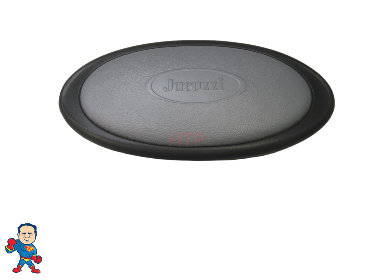 Jacuzzi Premium Oval Pillow With Insert Gray & Silver 20072013 J300