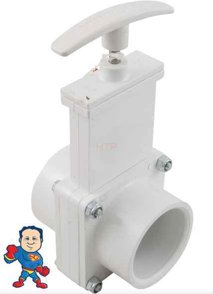 Gate Valve, 3 piece, 1-1/2" Slip x 1-1/2" Slip, Slice Valve