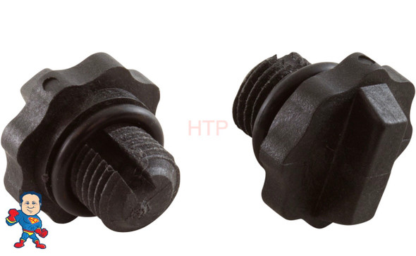 Drain Plug, Jacuzzi, Sundance, Piranha with O-Ring, quantity of 2