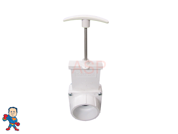 Gate Valve, 3 pc, 2"s x 2"s, 45psi