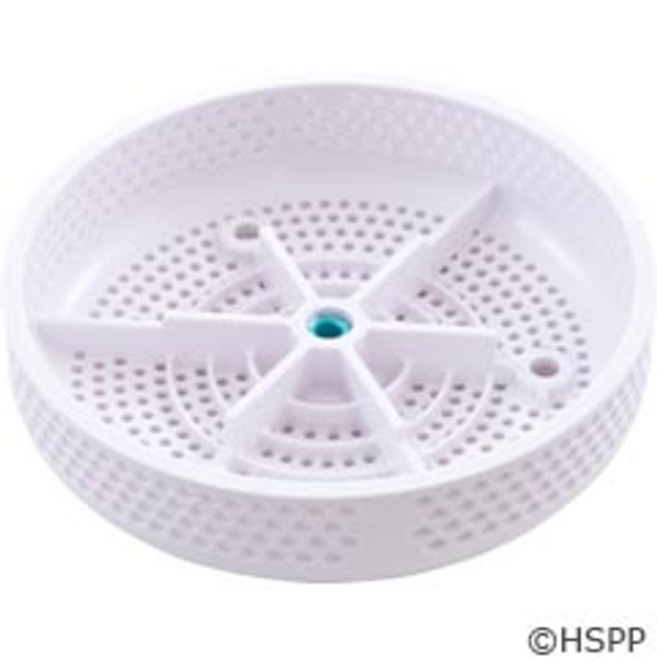 NLA Suction Cover, 4", 24.4gpm, w/Screws, White