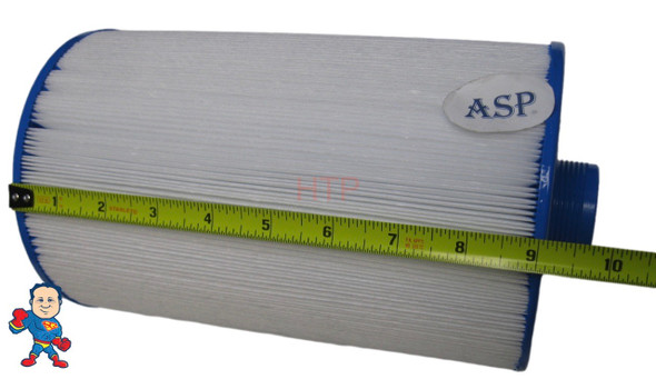 Filter La Spa and More 50sqft,  1 1/2"mpt, 9" X 6"