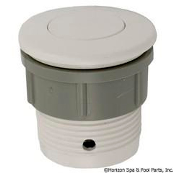 Air Button, WW, Flush, 1-1/2"hs, 2"fd White