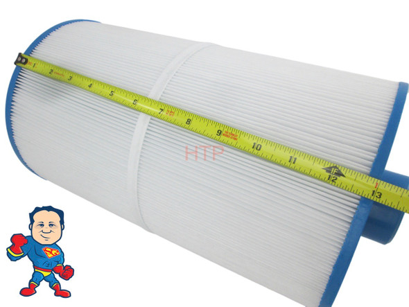 Cartridge 75sqft 13" x 8" with 2 1/16" Top hole and 2" Male Slip Bottom Coleman Spa