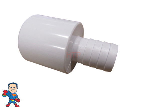 Barb Adapter, 3/4" Barb  x 1" Slip