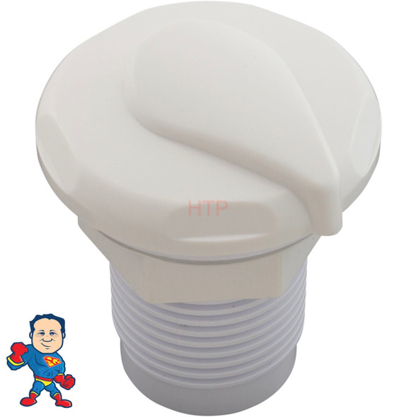 Air Control, CMP, 1-3/4" hole size, 2-5/8" face diameter, Crescent, White, 1"