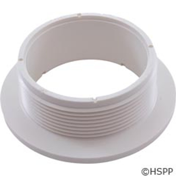 Wall Fitting, Waterway, CAD, 3-1/4" face diameter, 2-1/2" hole size, White