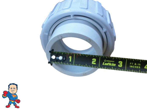 Pump Union, 2" Female Buttress Thread x 1-1/2" Slip Pump Union, 2" Female Buttress Thread x 1-1/2" Slip