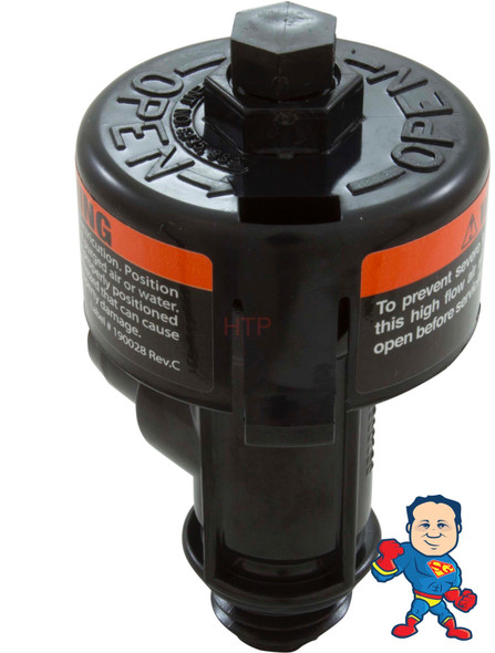 Pool Filter Air Relief, Pentair, American Products, Purex, PacFab, Manual, with Gauge