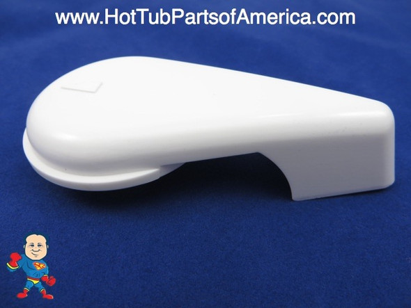 Spa Hot Tub Diverter Handle Knob 4" Long 2" Wide White How To Video