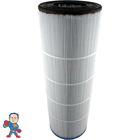 Filter, Cartridge, 110sqft, Jacuzzi, ct, 4"ob, 7-3/4", 22-3/4" 4oz