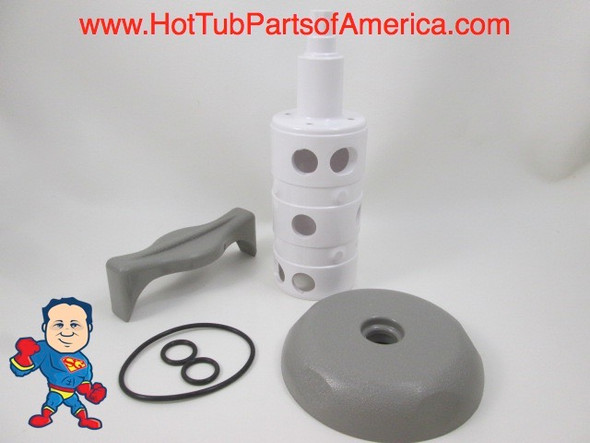 Saratoga Roto Stream Diverter Cap, Knob & Rotor Kit Spa Hot Tub How To Video 