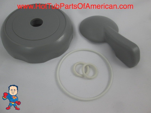 Diverter Valve 4" Kit Sundance® or Sweetwater Spa O-Rings Cap Handle Hot Tub