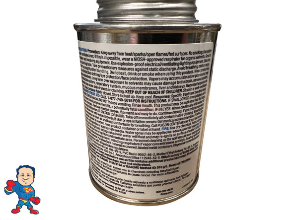 PVC Red Hot Blue Glue 8oz and Purple Primer 4oz Hot Tub Spa