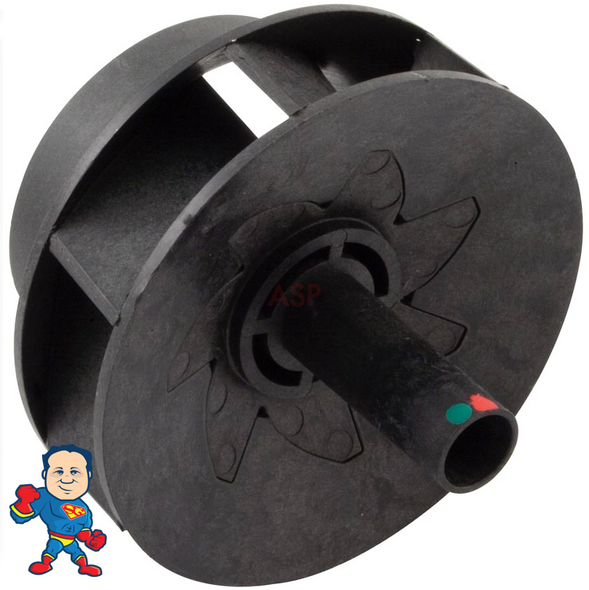 Impeller, Aqua-Flo, XP3, 4.0hp, For XP3 Pump 2 1/2" x 2 1/2" Wet End 