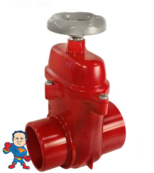 Gate Valve, Waterway,  2-1/2" Slip x 2-1/2" Spigot, Coast Spas and Others