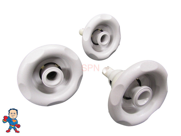 New Style Set of (3) Universal Replacement, 5", Power Storm, Jet, Waterway, 5 Scallop Directional, Sterling Silver