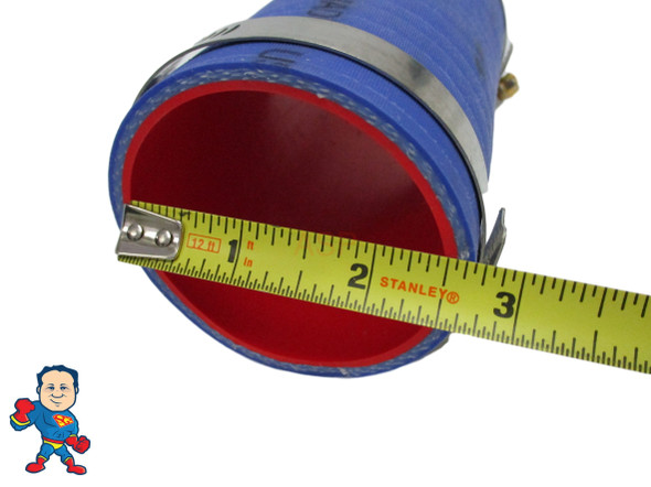 Hot Tub Spa 3" RADKit® 2" Fitting Outside Coupler Kit Plumbing PVC Fitting 
Most 2" Fittings measure about 2 11/16" Outside Diameter...