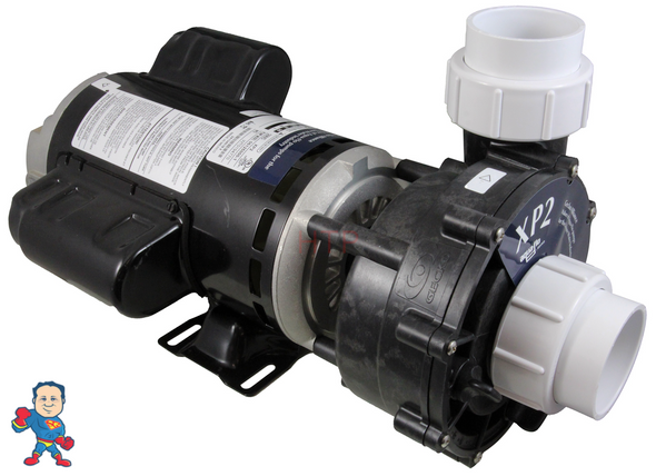 Here is the new style that Aqua-Flo is sending out. Notice the one capacitor on the side instead of the top like originals. This can affect your install and that's why unless noted otherwise in your order notes, we will send a separate motor and wetend.