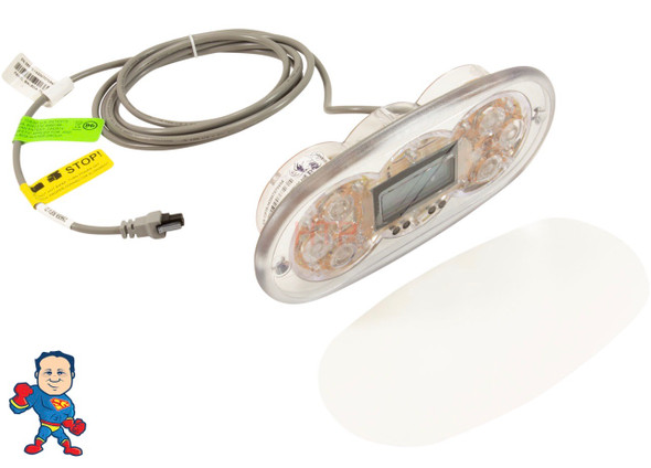 Control Retrofit Kit Balboa BP7, 1 or 2 Pump/Blower ,Ozone ,Light, 4.0kW, 115v/230v, with TP600 Topside