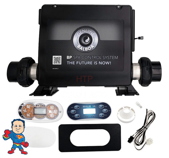 Control Retrofit Kit Balboa BP7, 1 or 2 Pump/Blower ,Ozone ,Light, 4.0kW, 115v/230v, with TP600 Topside