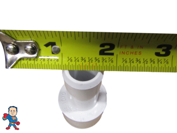 3/4" Smooth Barb Adapter x 3/4" Slip / 1" Street