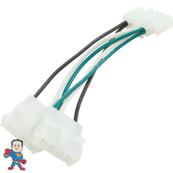 Splitter Cable, Pp-1 Amp Male To 2 Female, 6''
