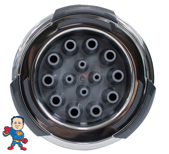 7 3/8" Face Diameter CMP JET, EFX ADJUSTABLE Stainless Steel MASTER MASSAGE