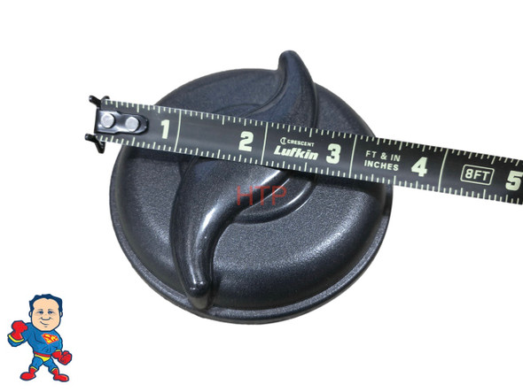 Dynasty Graphite 1" Waterfall or Neck Jet Diverter "S" Style Handle Measures  3 5/8"