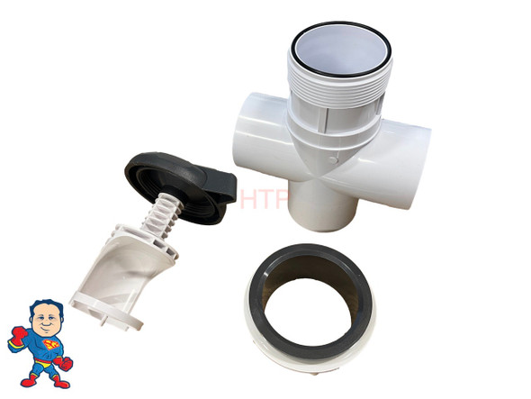 Diverter 3 3/4" Wide Valve Control Graphite Gray Hot Tub Spa 2" x 2" x 2" Video How To