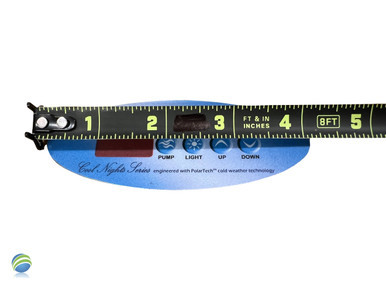Gulf Coast Spa Oval Overlay, Topside Control (Pump,Light, High. Low)
