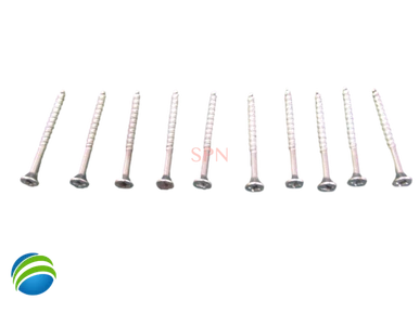Set of (10) Cabinet Panel Screws For Hot Tubs, # 8 x 2", Zinc, Phillips or Square