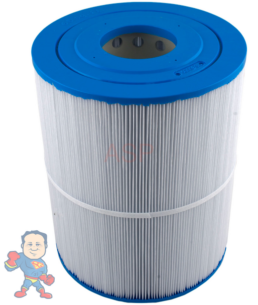 Hotspring, Tiger River, Watkins, Filter, Cartridge, 65sqft, 3"ot, 3"ob, 8-1/2" Wide, 10-1/2" Tall