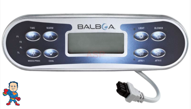 This topside now comes with the blower button replaced with the Jet 3 marking.