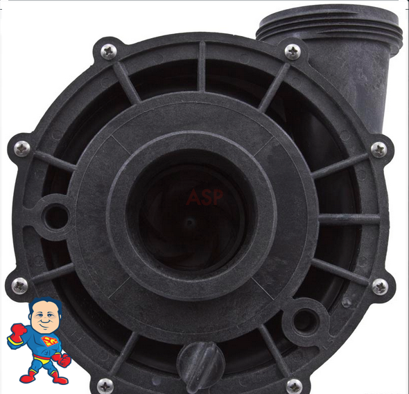 Complete Wet End, Aqua-Flo ,XP2, Xp2e,3.0HP, 2"x 2" , 48fr, fits Motors with 12.0A/230V 
The Suction and Pressure sides both Measure about 3" Across the threads!