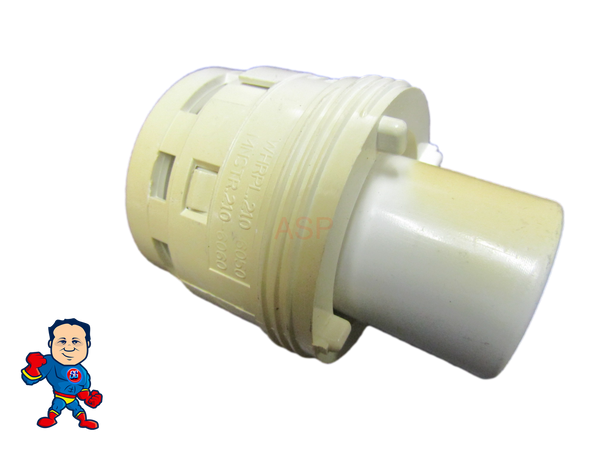 Nozzle, Waterway Poly Jet Caged Style, Directional, White