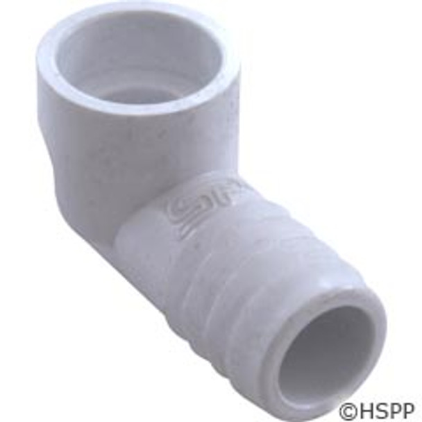 Barb Adapter, Waterway Smart Plumb, 3/4"b x 1/2"s