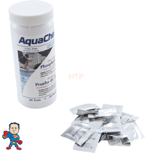 Test Kit, AquaCheck, Phosphate, 20 ct