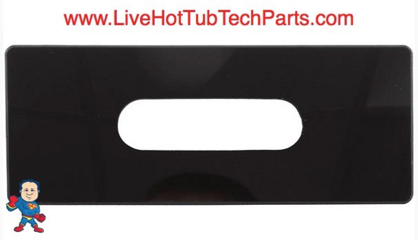 Blackout Topside Adapter Plate for Hydro-Quip Topsides it is 8-1/2" x 4" and is used on the  Eco-1, Eco-5, and Eco-6 