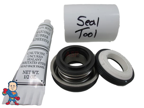 Seal WUA 100 200 300 400 Spa Hot Tub Pump Wet End Seal Kit fits Intertek LX Pumps