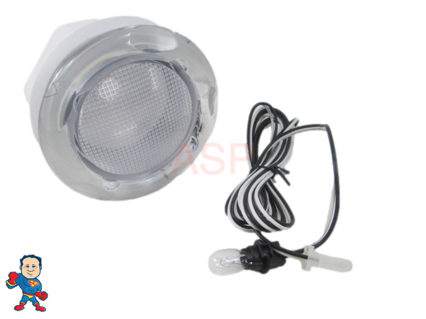 Spa Hot Tub Light Lens 5" Face 12V Bulb with Wire Lense Standard How To Video