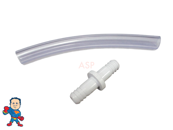 Connection Kit,  3/8" Tubing, 1/2" OD,  6" length for Air Systems or Jet Body Air Connections