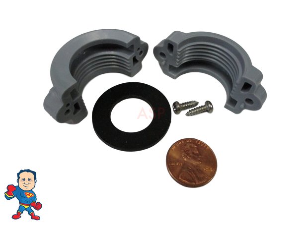 1" Thread Split Nut Kit for Air Union with Gasket Saluspa Lay-Z-Spa™ Hydro-Force™  Airjet™ "B/C" Coupling for air jet spa