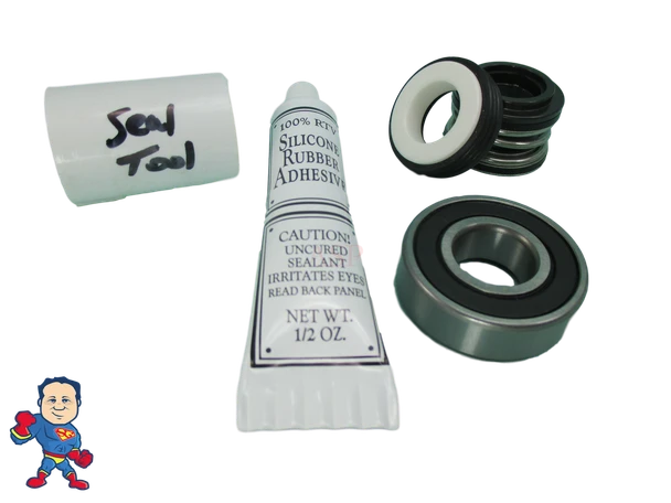 (1) Front Bearing & 200 Seal Pump Parts Kit Fits Most Aqua-Flo Spa Hot Tub Pumps