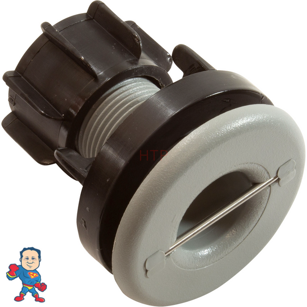 Sensor Mount, Thermowell, Balboa, Thru-Wall, 3/8"Bulb, Gray, Includes Rubber Grommit on Back Nut